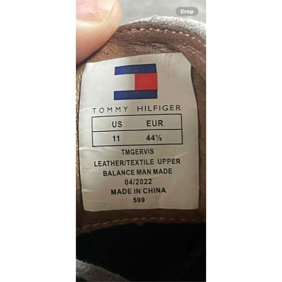 Tommy Hilfiger Mens Gray Suede Leather Lace Up Gervis Chukka Boot Size 11 - Picture 8 of 10